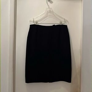 Pinstripe skirt suit